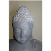 Image 4 : Seated Buddha Statue, Solid Stone, 28" Base Dia., 42" Tall (Very Heavy)