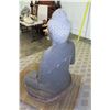 Image 8 : Seated Buddha Statue, Solid Stone, 28" Base Dia., 42" Tall (Very Heavy)