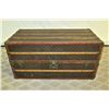 Image 1 : Vintage Louis Vuitton Monogram Depose Armoire Trunk w/ Initials M.H. 44" x 22" x 22"H
