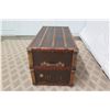 Image 4 : Vintage Louis Vuitton Monogram Depose Armoire Trunk w/ Initials M.H. 44" x 22" x 22"H