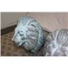 Image 15 : Pair of Lions, Metal Cast w/ Patina, Approx. 32" Tall