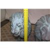 Image 26 : Pair of Lions, Metal Cast w/ Patina, Approx. 32" Tall