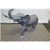 Image 14 : Very Large Metal Cast Elephant w/ Patina, Approx. 63" Long, 4.75-Ft Tall