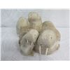 Image 6 : Porous Natural Stone Carved Walrus 8"H (synthetic tusk was repaired)