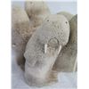 Image 8 : Porous Natural Stone Carved Walrus 8"H (synthetic tusk was repaired)