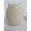 Image 5 : Qty 3 Ceramic Owl Figurines 'IMAX The Knight Family' (5", 7", 10" Tall)