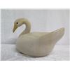 Image 4 : Qty 2 Ceramic Swans 9" Tall