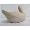 Image 5 : Qty 2 Ceramic Swans 9" Tall