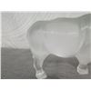 Image 5 : Lalique Frosted Rhinoceros 6" High