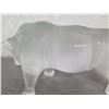 Image 7 : Lalique Frosted Rhinoceros 6" High