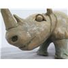 Image 11 : Glazed Clay/Ceramic Rhinoceros 6.5" High