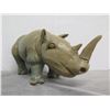 Image 5 : Glazed Clay/Ceramic Rhinoceros 6.5" High