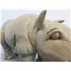 Image 7 : Glazed Clay/Ceramic Rhinoceros 6.5" High