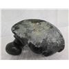 Image 13 : Dark Green Hippopotamus, Solid Natural Stone (Granite?), Signed 'S. Chatsama' 5" High