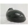 Image 4 : Dark Green Hippopotamus, Solid Natural Stone (Granite?), Signed 'S. Chatsama' 5" High
