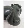 Image 6 : Dark Green Hippopotamus, Solid Natural Stone (Granite?), Signed 'S. Chatsama' 5" High