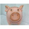 Image 7 : Pig in Costume w/ Maker's Mark, Resin or Composite Material, 17" Tall