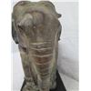 Image 21 : Saddled Elephant on Platform, 18" H, Resin or Composite Material (small piece broke off back piece)