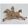Image 2 : Clay Horse & Costumed Rider (front leg broken off--see photos)