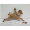 Image 3 : Clay Horse & Costumed Rider (front leg broken off--see photos)