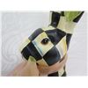 Image 8 : MacKenzie-Childs Tall Checkered Rabbit w/ Basket 16" Tall