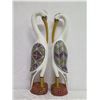 Image 3 : Qty 2 Tall Carved Pelicans 20" Tall