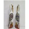 Image 4 : Qty 2 Tall Carved Pelicans 20" Tall