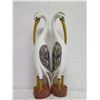 Image 6 : Qty 2 Tall Carved Pelicans 20" Tall