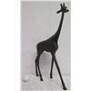 Image 1 : Tall Solid Metal Giraffe, Signed 'Koeto 317/500'  16" Tall