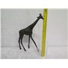 Image 23 : Tall Solid Metal Giraffe, Signed 'Koeto 317/500'  16" Tall
