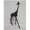 Image 2 : Tall Solid Metal Giraffe, Signed 'Koeto 317/500'  16" Tall