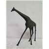 Image 3 : Tall Solid Metal Giraffe, Signed 'Koeto 317/500'  16" Tall