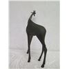 Image 4 : Tall Solid Metal Giraffe, Signed 'Koeto 317/500'  16" Tall
