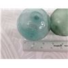 Image 12 : Qty 10 Small Japanese Glass Fishing Floats Approx. 3-5" Diameter