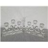 Image 4 : Qty 2 Glass Candelabra & Matching Single-Candle Holder 6" High