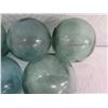 Image 6 : Qty 8 Vintage Small Japanese Glass Fishing Floats Approx. 3-5" Diameter