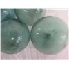 Image 7 : Qty 8 Vintage Small Japanese Glass Fishing Floats Approx. 3-5" Diameter