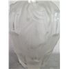 Image 21 : Frosted Crystal Vase w/ Raised Greco-Roman Motif 9.5" High