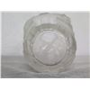 Image 23 : Frosted Crystal Vase w/ Raised Greco-Roman Motif 9.5" High