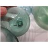 Image 10 : Qty 8 Small Japanese Glass Fishing Floats Approx. 3-6" Diameter
