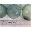 Image 14 : Qty 8 Small Japanese Glass Fishing Floats Approx. 3-6" Diameter