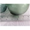 Image 15 : Qty 8 Small Japanese Glass Fishing Floats Approx. 3-6" Diameter