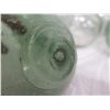 Image 12 : Qty 7 Small Japanese Glass Fishing Floats Approx. 3-5" Diameter