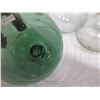 Image 13 : Qty 7 Small Japanese Glass Fishing Floats Approx. 3-5" Diameter
