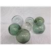 Image 3 : Qty 7 Small Japanese Glass Fishing Floats Approx. 3-5" Diameter