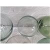 Image 5 : Qty 7 Small Japanese Glass Fishing Floats Approx. 3-5" Diameter