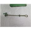 Image 12 : Metal 7-Flower Candelabra w/ Silverplate Bird Flame Snuffer 13"H, Avila Castillo (Mexico)