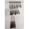 Image 1 : Eme 18/10 Italy Flatware Set: 8 Spoons/8 Forks/4 Knives