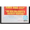 Image 7 : ON HER MAJESTY'S SECRET SERVICE (1969) - Carter-Jones Collection: Australian One-Sheet and Daybill, 