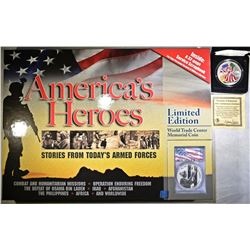 1999 PAINTED ASE & 2011-W 9-11 NATIONAL MEDAL